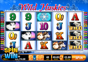 Wild Huskies Slots at spin and win