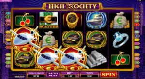 HIGH SOCIETY SLOTS AT SPIN AND WIN