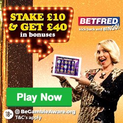 betfred bingo bonus